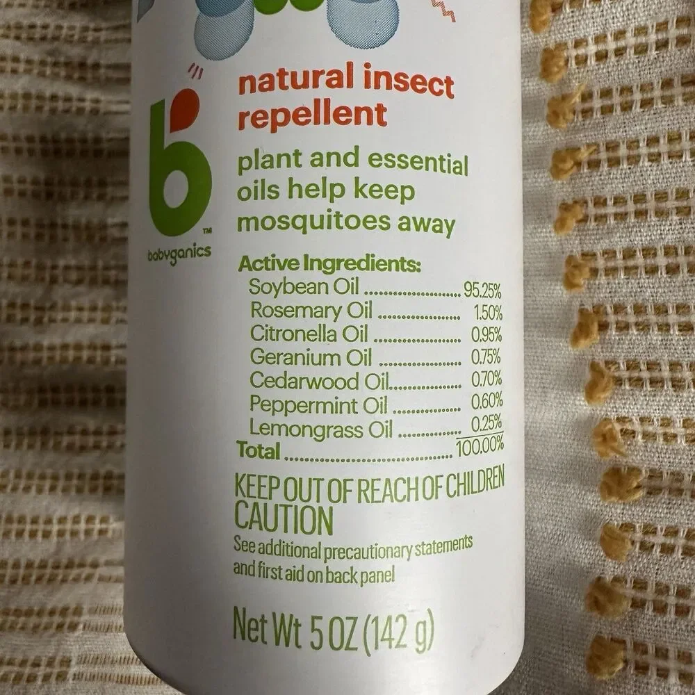 Babyganics Natural Insect Repellent Deet Free with Plant and Essential Oils